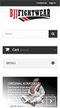 Mobile Screenshot of bjjfightwear.com.au